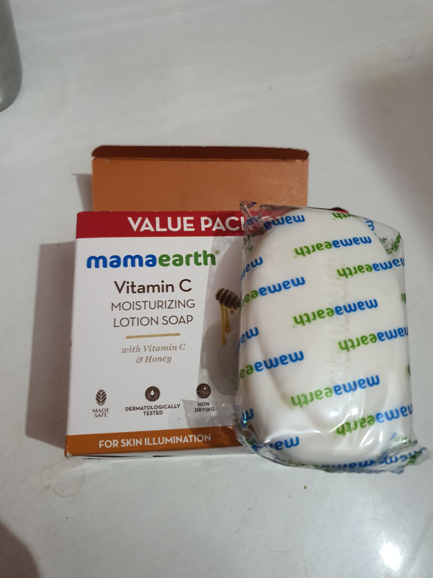 Mamaearth Vitamin C Moisturizing Lotion Soap with Vitamin C & Hon - Image 9