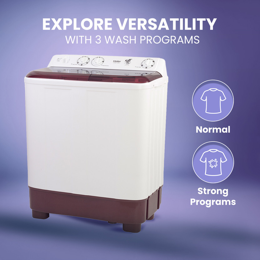 Haier 7 kg Anti Bacterial Vortex Pulsator, 1300 RPM, Spray Functi - Image 4