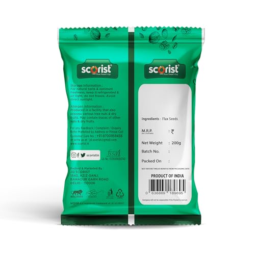 Scorist Premium Flax Seeds 200g