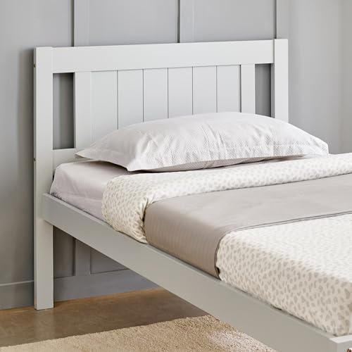 Home Centre | Helios Taylor Lyra Single Bed | Solid Wood | Grey - Image 4