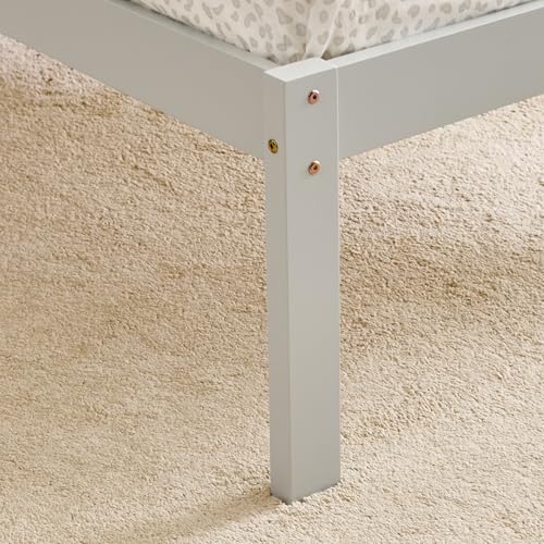 Home Centre | Helios Taylor Lyra Single Bed | Solid Wood | Grey - Image 5