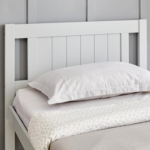 Home Centre | Helios Taylor Lyra Single Bed | Solid Wood | Grey - Image 6