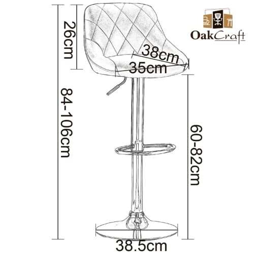 Oakcraft Louver Bar Chair