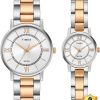 Titan Bandhan Champagne Dial Brown LeatherStrap Couple Analog Wat - Image 7