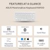 ASUS Marshmallow KW100 Bluetooth Laptop-size Laptop Keyboard Comp - Image 4