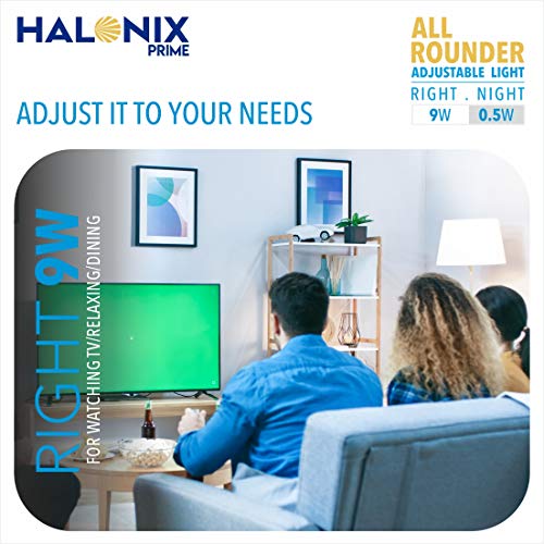 Halonix 2-in-1 Dimmable 9W,0.5W Multi
