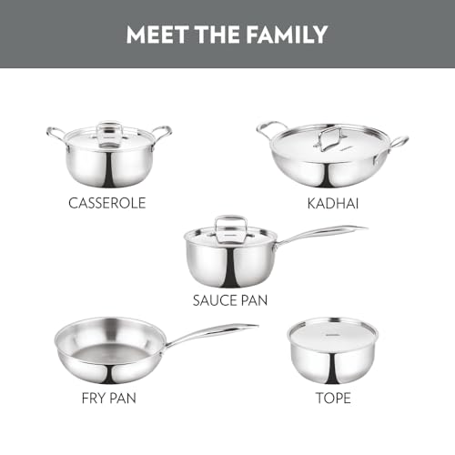 Borosil Cookfresh Tri-ply Stainless Steel