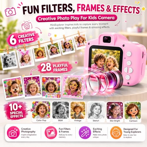 MiniExplorer Mini Camera for Kids