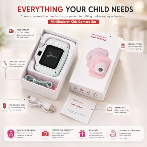 MiniExplorer Mini Camera for Kids