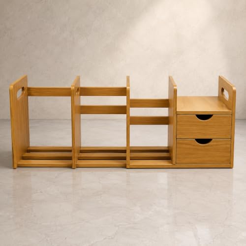 Expandable Wooden Desk Organizer