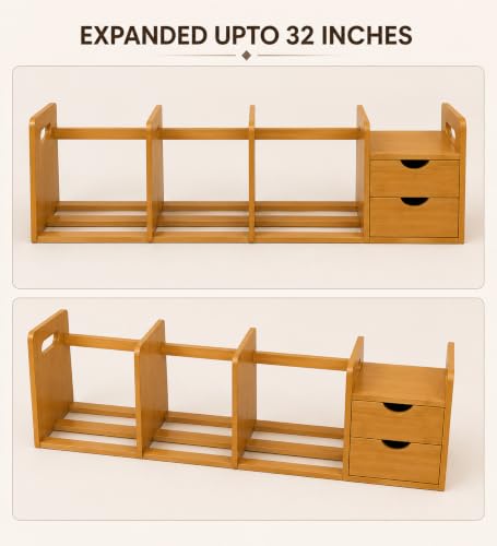 Expandable Wooden Desk Organizer