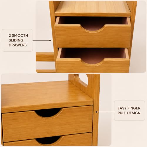 Expandable Wooden Desk Organizer