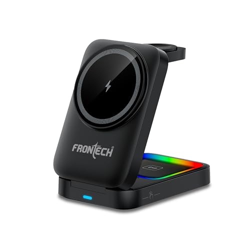 Frontech 3-in-1 Magnetic Wireless Charger