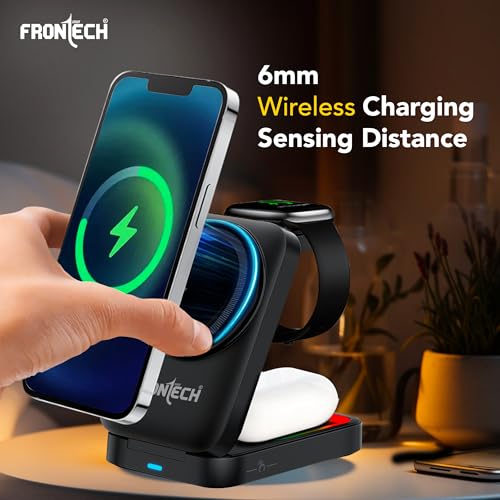 Frontech 3-in-1 Magnetic Wireless Charger