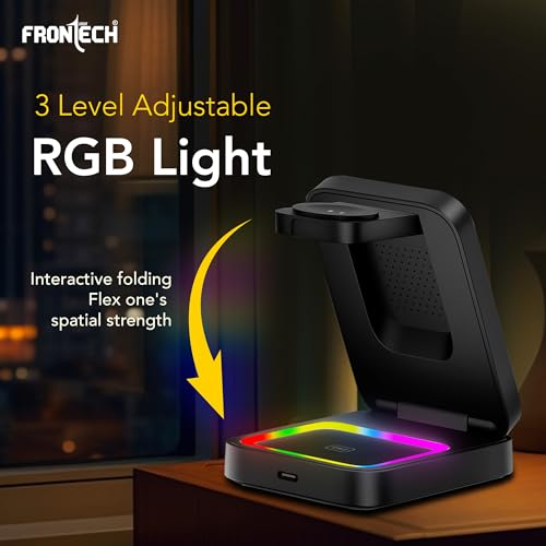 Frontech 3-in-1 Magnetic Wireless Charger