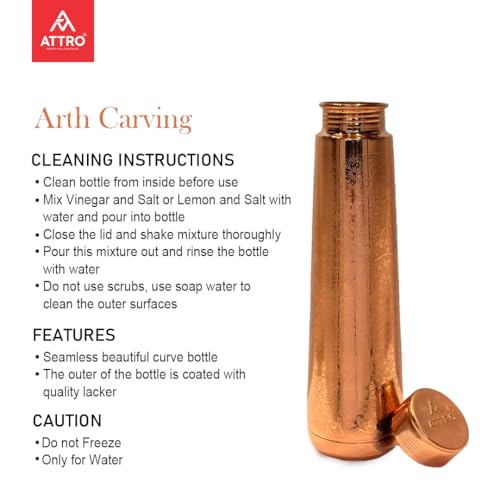 ATTRO Arth Copper Bottle Design