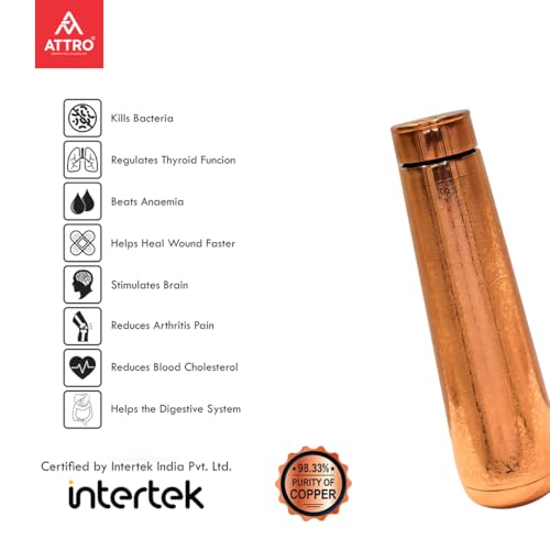 ATTRO Arth Copper Bottle Design