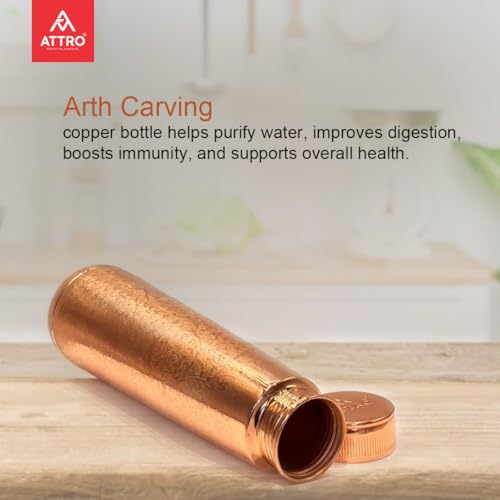 ATTRO Arth Copper Bottle Design