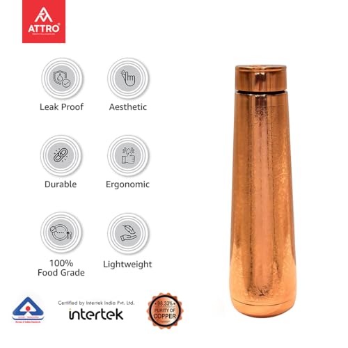 ATTRO Arth Copper Bottle Design