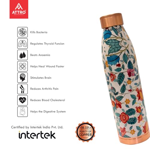 ATTRO Slim Copper Bottle Design