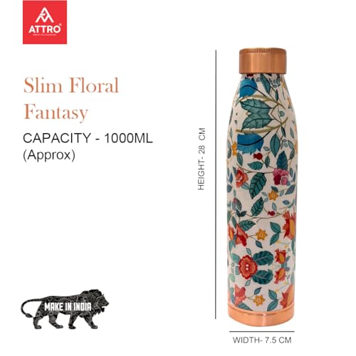 ATTRO Slim Copper Bottle Design