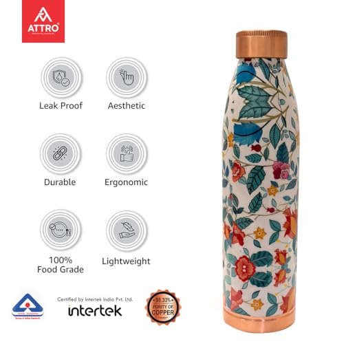 ATTRO Slim Copper Bottle Design