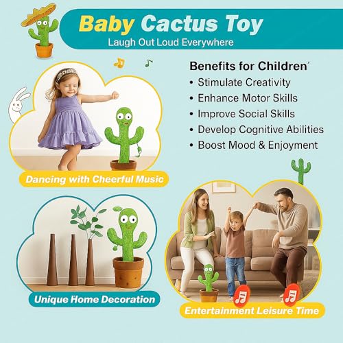 Toy Imagine Rechargeable Talking Cactus