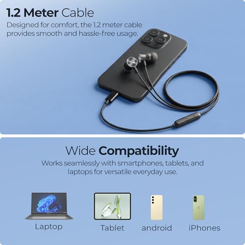 Zebronics Type-C Wired in-Ear Earphones
