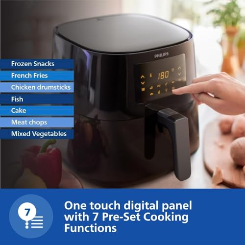 PHILIPS Digital Airfryer HD9252/90 with Touch Panel, 4.1 Litre, Large - Image 4