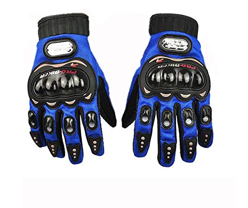 Flomaster Probiker Full Finger Motorcycle Gloves (Blue, M) - Image 2