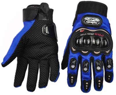 Flomaster Probiker Full Finger Motorcycle Gloves (Blue, M) - Image 3