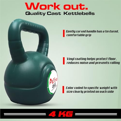 ARTINO 4Kg Kettlebell for Cardio