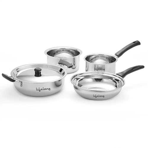 Lifelong 4 Pc Stainless Steel