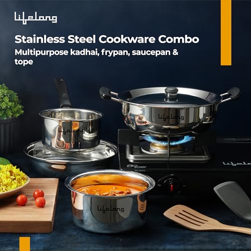 Lifelong 4 Pc Stainless Steel