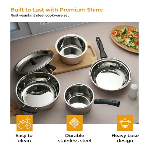 Lifelong 4 Pc Stainless Steel