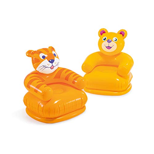 Intex Oz Plastic Store Bear Chair (Blue), 1 Seater - Image 3
