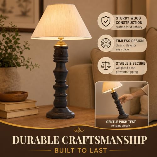 tu casa Wooden Table Lamp