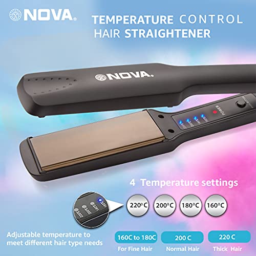 Nova NHS 860 Hair Straightener (Black) - Image 3
