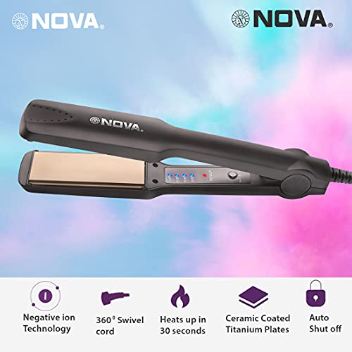 Nova NHS 860 Hair Straightener (Black) - Image 5