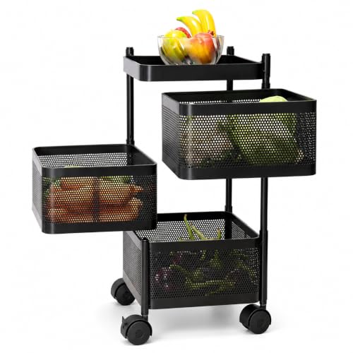 Homeor 3 Layer Kitchen Trolley