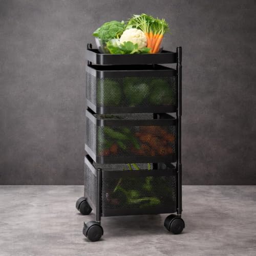 Homeor 3 Layer Kitchen Trolley