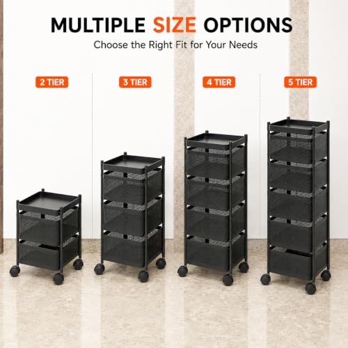 Homeor 3 Layer Kitchen Trolley