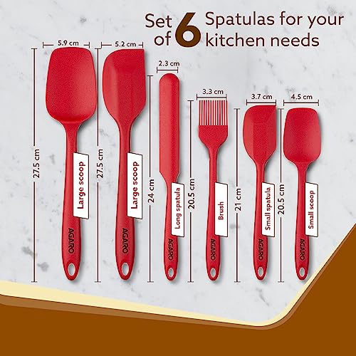 AGARO Silicone Spatula Set