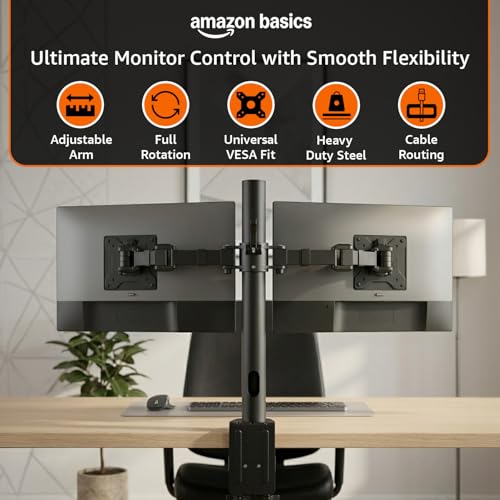 amazon basics Dual Monitor Stand