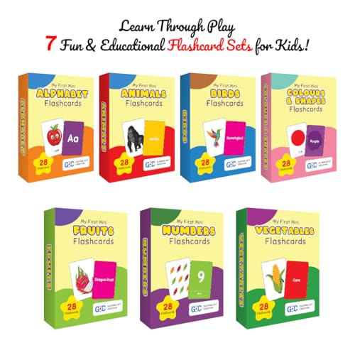 GDC Flashcards 7-in-1 Educational Flashcards
