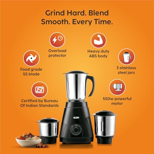 Glen Mixer Grinder 550 Watt