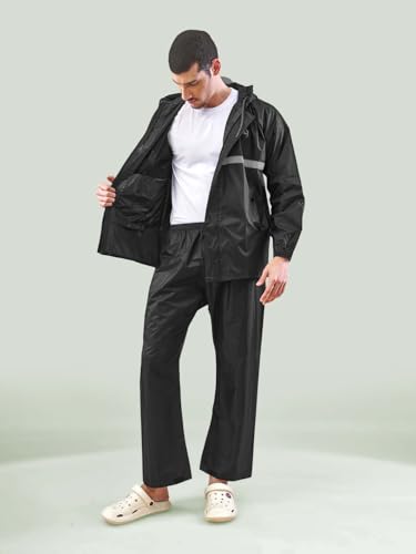 LUX VENUS Reflecting Design Tapping Rain Suit for Men - Image 3