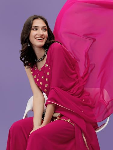 Fashion Basket Georgette Embroidered Kurta Set for Women - Image 5
