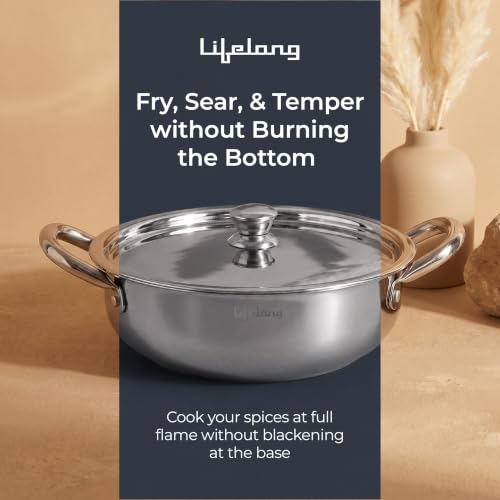 Lifelong Stainless Steel Kadhai
