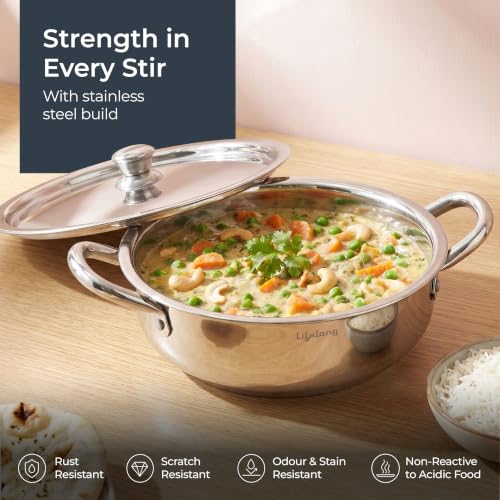 Lifelong Stainless Steel Kadhai